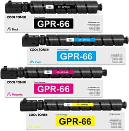 High Yield Toner Set for Canon GPR66 imageRUNNER C3326i C3935i 4-Pack KCMY gallery image 1