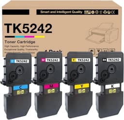 TK-5242 High Yield Toner Cartridge 4 Pack for ECOSYS M5526cdw P5026cdw gallery image 1