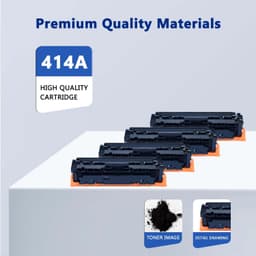 414A Toner Cartridges 4 Pack High Yield Compatible Replacement for HP 414A Ready gallery image 2