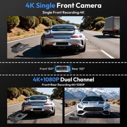 4K Front Only( 4Runner) Video In-Dash Units w/GPS 64GB Card 2020 Front 4K Dash gallery image 4