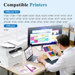 952XL Ink Cartridges black cyan magenta yellow ink 952XL Ink Cartridges Compatib gallery image 2