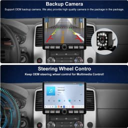QLED Car Stereo for Nissan Frontier Xterra 2009-2012 CarPlay 10.1in gallery image 4