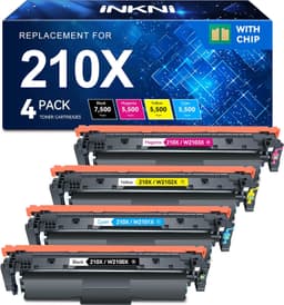 210X Toner Cartridges 4 Pack 4301fdw Compatible Replacement for HP 210X 210A 210 gallery image 8