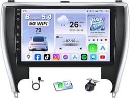 10.2in Touchscreen Car Stereo for Toyota Camry 2015-2017 Wireless CarPlay gallery image 1