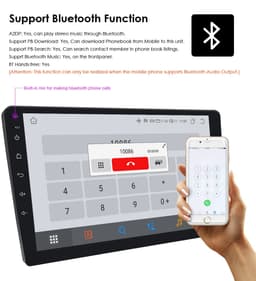 B0G6T5LB1R Video In-Dash Units w/GPS 2007 2+64G Car Radio Nissan Rogue 9 inch gallery image 8