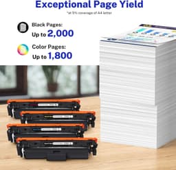 210A Toner Cartridges 4 Pack Color Compatible Replacement High Yield for Pro MFP gallery image 6