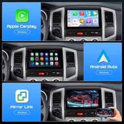 9″ Android Car Stereo Toyota Tacoma 2005–2015 Wireless CarPlay Cooling Fan gallery image 4