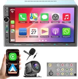 Android 13 Car Stereo Wireless CarPlay Android Auto Mirror Link Bluetooth Bundle gallery image 1