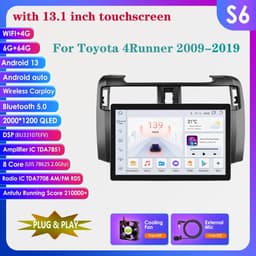 10.1 Inch Touch Screen Car Stereo for Toyota Tundra Sequoia Wireless CarPlay gallery image 8