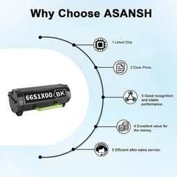 66S1X00 Extra High Yield Toner Cartridge Use for MS631 MS632 MX632 Printers Kit gallery image 3