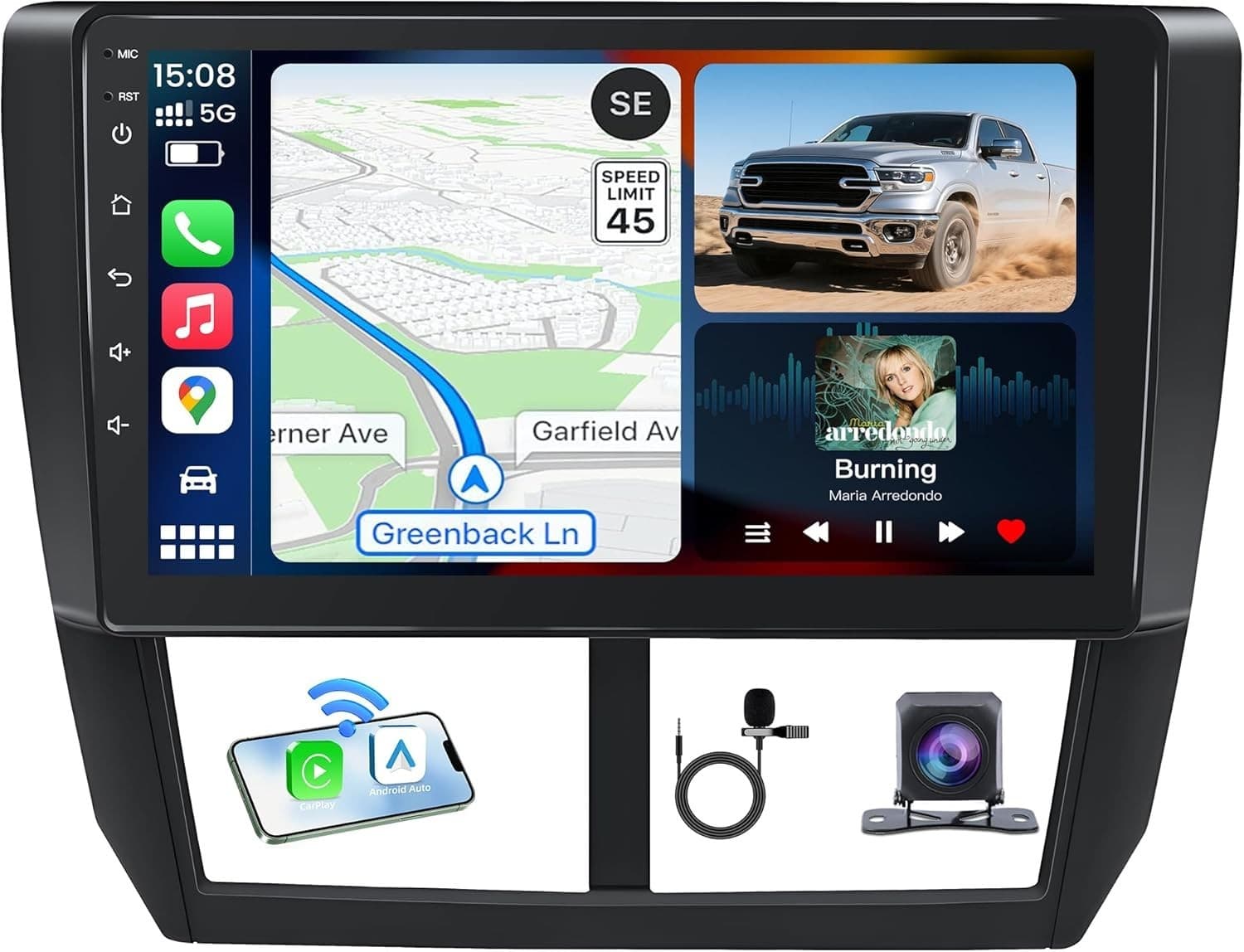 Android Car Stereo for Subaru Forester Impreza WRX 2008-2012 9” GPS WiFi