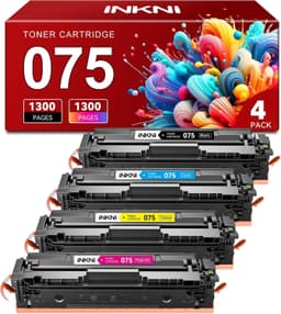 High Yield 075 Color Toner Set for imageCLASS LBP646Cdw MF665Cdw BK CMY gallery image 1