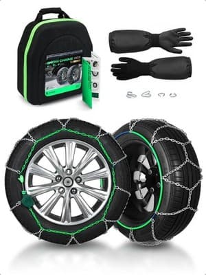 ‎SWC0004 Tire Chains, Anti-Skid & Socks Sand | SWC0004 Set of 2 Snow Chains 16mm