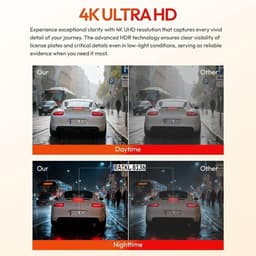 4K Front Rear Dash Cam for Honda CR-V 2023-2025 OEM Style FUVYMYT gallery image 4