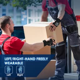 Barcode Scanners Wearable Glove Barcode Scanner: 1D 2D Wireless Ring Finger Blue gallery image 4