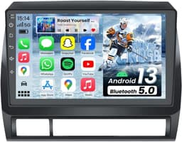 9in Android 13 Car Stereo for Toyota Tacoma 2005-2015 Wireless CarPlay GPS gallery image 1
