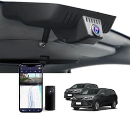 4K Front & 1080P Rear Dash Cam for Toyota Sienna 2021-2025 gallery image 1