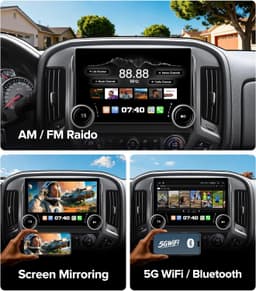 11.5in Android 13 Stereo for Chevy Silverado GMC CarPlay Android Auto gallery image 3
