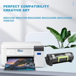 High Yield 66S1X00 Black Toner Cartridge [with New Chip] Compatible for Lexmark gallery image 4