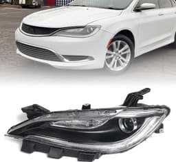 Halogen Left Headlight For Chrysler 200 2015 2016 2017 Driver Side CH2502260 gallery image 1