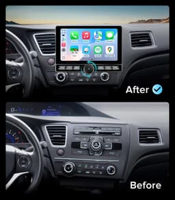 10in Android 13 Car Stereo Wireless CarPlay Android Auto Honda Civic 2013-2017 gallery image 8