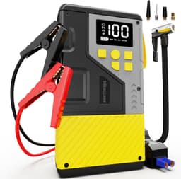 3000A Jump Starter with 150PSI Air Compressor Power Bank LED Display gallery image 1
