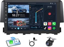 9″ Car Stereo for Honda Civic 2016-2021 Wireless CarPlay 8Core gallery image 1