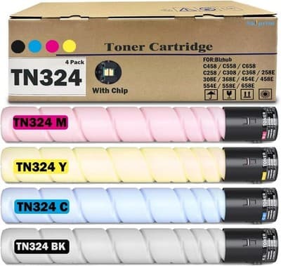 TN514 TN324 TN-514 TN-324 Toner Cartridge Compatible Konica Minolta TN514 Toner