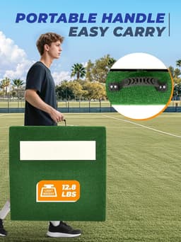 Portable Pitching Mound for Baseball Softball Training Non-Slip Rubber Plate gallery image 5