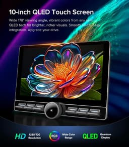 10” Android Car Stereo Chevy Silverado 2014-2018 Wireless CarPlay 4+64G gallery image 2