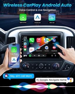 10.1″ Android 12 Car Stereo for Chevy Silverado 2014-2018 Wireless CarPlay gallery image 3