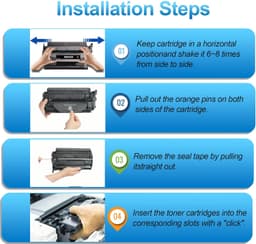 414X Toner Cartridges 4 Pack High Yield with Chip Replacement for HP 414X 414A gallery image 2