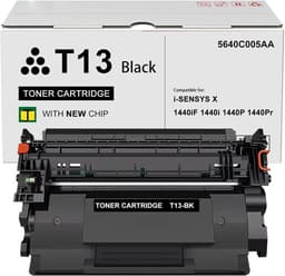 T13 Black Toner Cartridge 5640C005AA for Canon i-SENSYS X 1440i 1440iF Printer gallery image 1