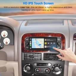 Video In-Dash Units w/GPS 2002 Car Radio Stereo Dodge RAM 1500 2002 2006 for Jee gallery image 2