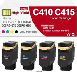 C410 C415 Toner Cartridge 006R04677 006R04678 006R04679 006R04680 Toner Replacem gallery image 1