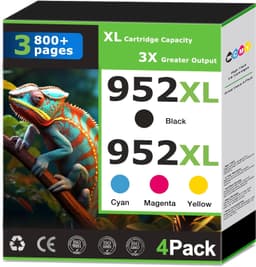 952XL Ink Cartridges black cyan magenta yellow ink 952XL Ink Cartridges Compatib gallery image 1
