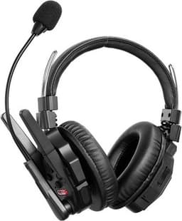 Telephone Headsets Black Xtalk XMax1 Wireless Intercom Headset Full Duplex Dual gallery image 1