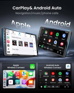 9in Android 13 Car Stereo for Toyota Tacoma 2005-2015 Wireless CarPlay GPS gallery image 2