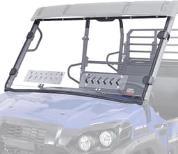 Vented Front Windshield for Kawasaki Mule Pro FXT DX DXT 2015-2025 Scratch Resis gallery image 1