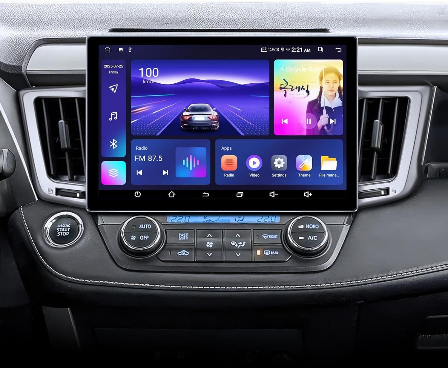 11.5in Car Radio Stereo for 2013-2018 Toyota RAV4 Upgrade,Touchscreen Replacemen