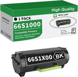 66S1X00 Extra High Yield Toner Cartridge Use for MS631 MS632 MX632 Printers Kit gallery image 1