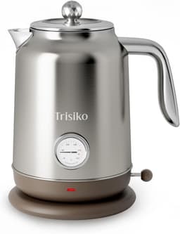 1.7L Stainless Steel Electric Kettle 1200W Fast Boil w Temp Gauge gallery image 1