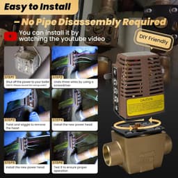 555-050RP Zone Valve Power Head 24V for Taco 556 570 Series Hydronic Heat gallery image 5