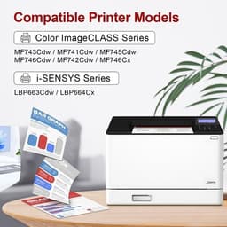 High Yield 055 055H Toner Cartridge Set for Canon MF743 MF746 LBP664 Printers gallery image 5