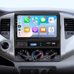9in Android Car Stereo for Toyota Tacoma 2005-2015 Wireless CarPlay 5G WiFi6 gallery image 1