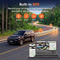 Other Car Video Black 4K+3x1080P 4 Channel Dash Cam 360° All Around View Dash Ca gallery image 4
