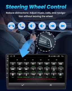 10 Inch Touchscreen Car Stereo Toyota Corolla 2014-2016 Wireless CarPlay GPS gallery image 3