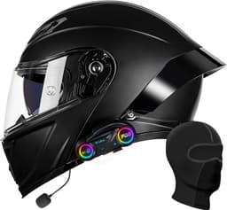 A0016 Motorcycle & Powersport Helmets A Motorcycle Helmet Bluetooth DOT Approved gallery image 1