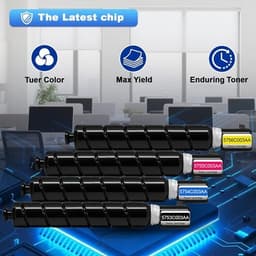 GPR66 Toner Cartridges 4 Pack High Yield Replacement for Canon GPR66 GPR-66 5753 gallery image 3