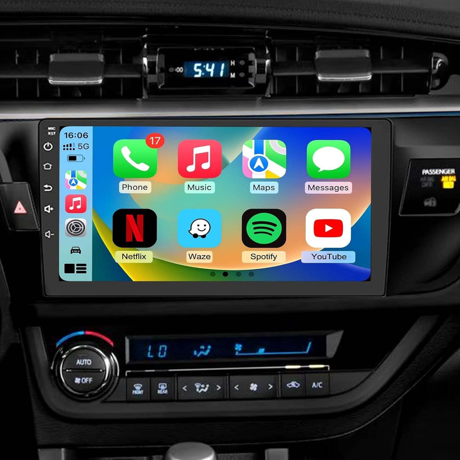4G+64GB Android 13 Car Radio CarPlay GPS For Toyota Corolla 2014 2016